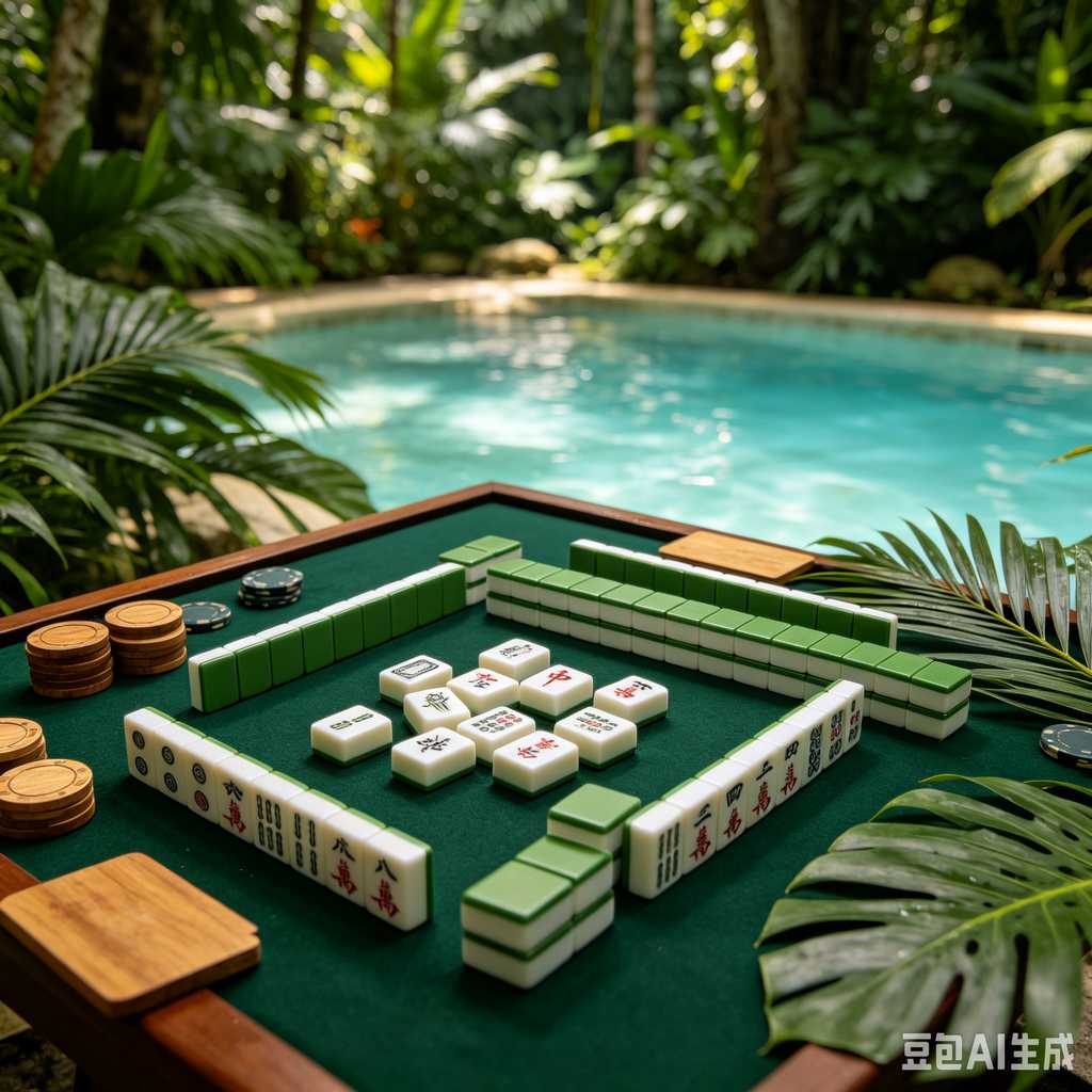 premium resin mahjong game set