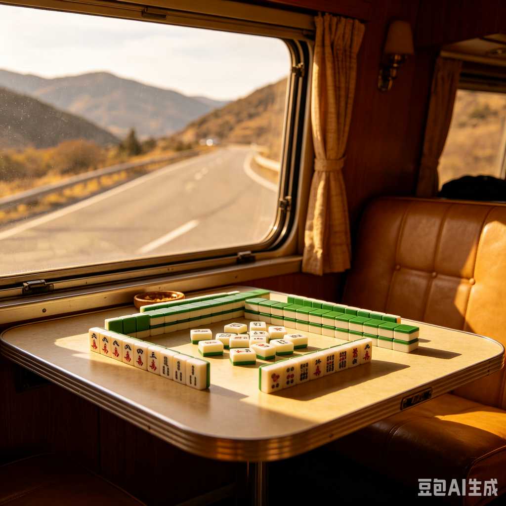 trendy color mahjong set
